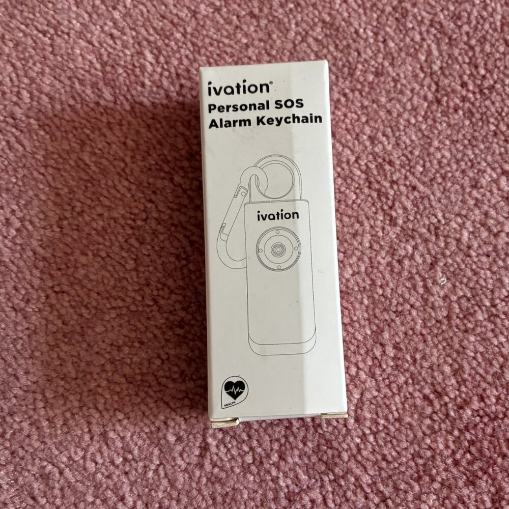 Ivation Personal SOS Alarm Keychain